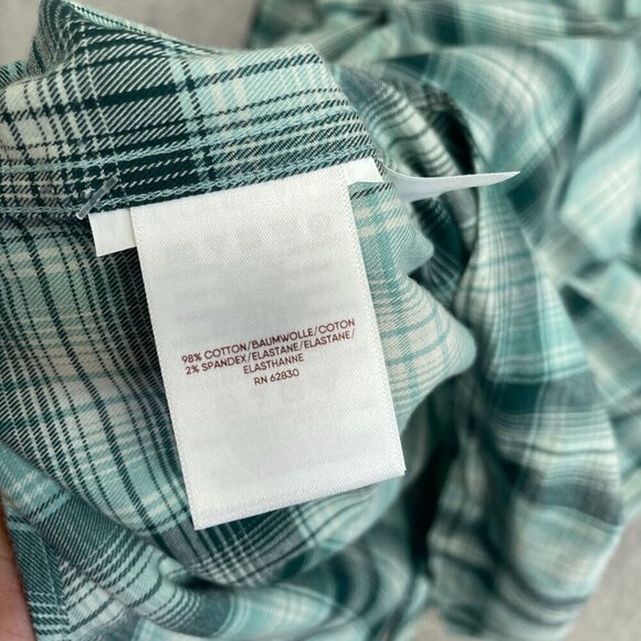 NWOT Blake Shelton X Lands' End Men's XL Plaid Button-Up Long Sleeve Shirt - Picture 4 of 5